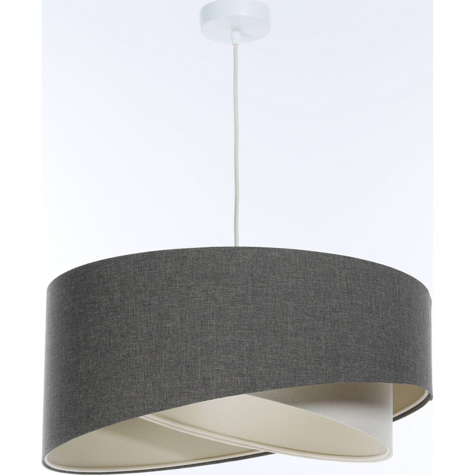 Suspension en lin rond Boho