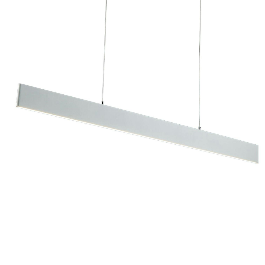 Suspension design futuriste en métal blanc MODENE