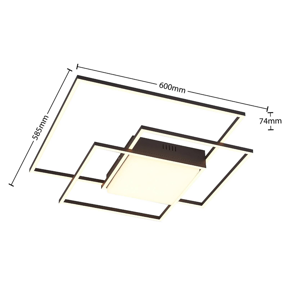 Plafonnier en aluminium moderneLED, Nelinka