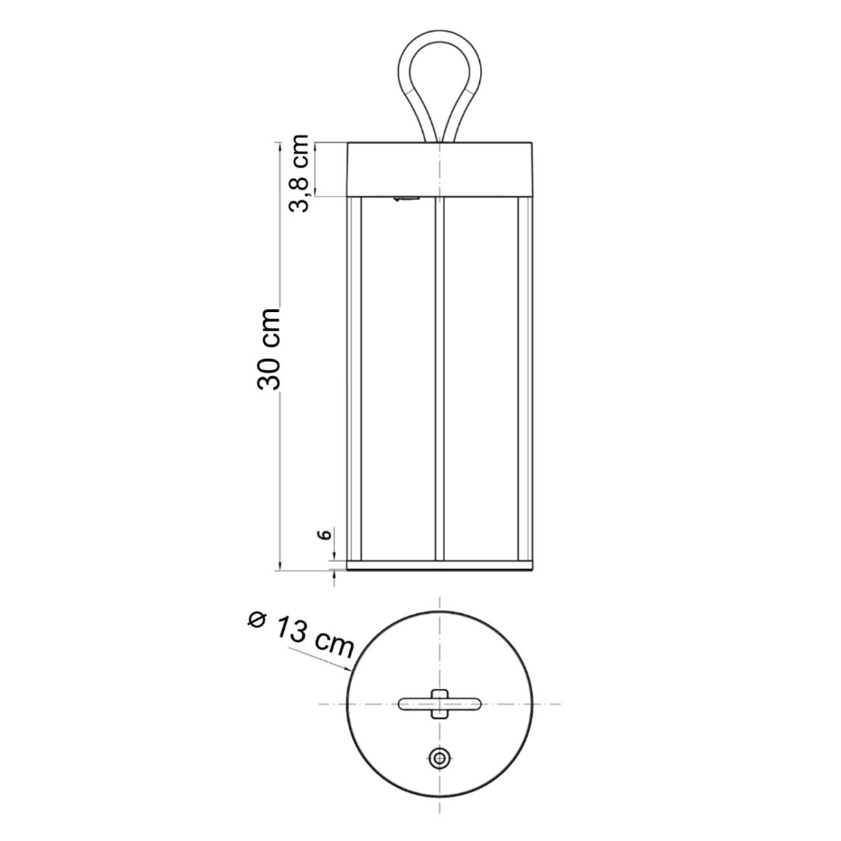 Lanterne LED nomade tactile - ASTRÉA