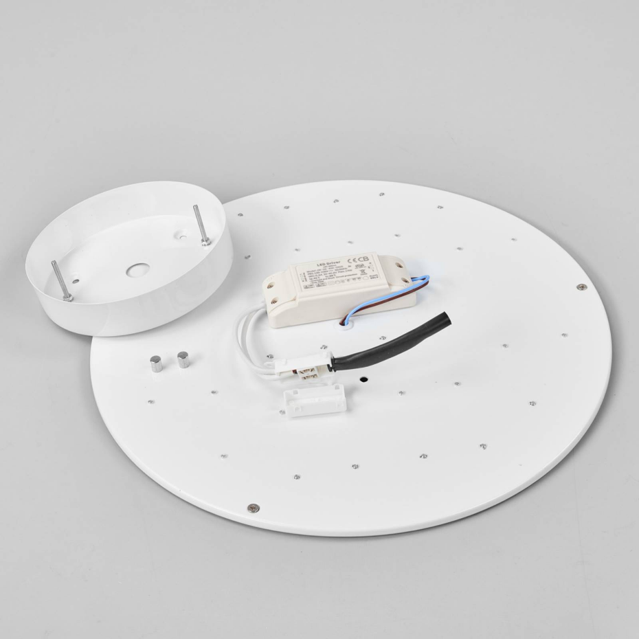 Plafonnier en textile moderneLED, Saira
