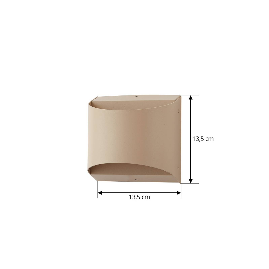 Applique extérieure en aluminium moderneLED