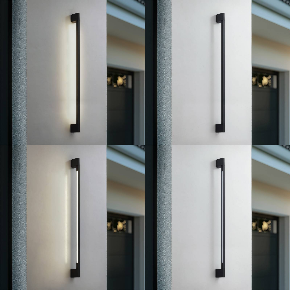 Applique extérieure en aluminium moderneLED