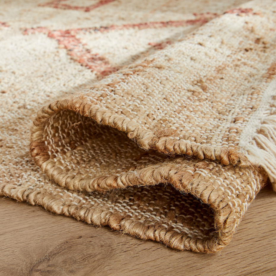 Tapis de couloir en jute, tissé main, Panaji