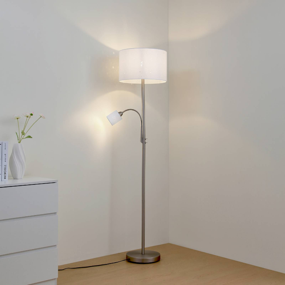 Lampadaire en métal moderne, Jaileen