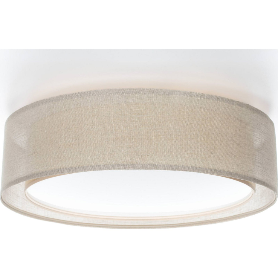Plafonnier rond en tissu Puro