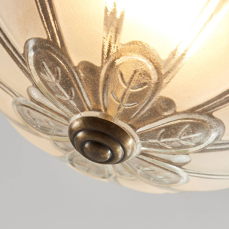 Plafonnier en verre antiqueLED, Henja