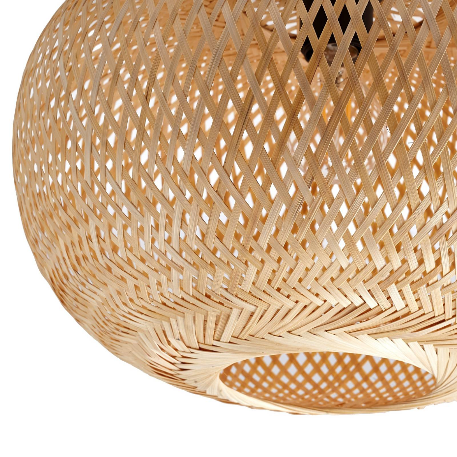Plafonnier en bambou traditionnel, Kessia