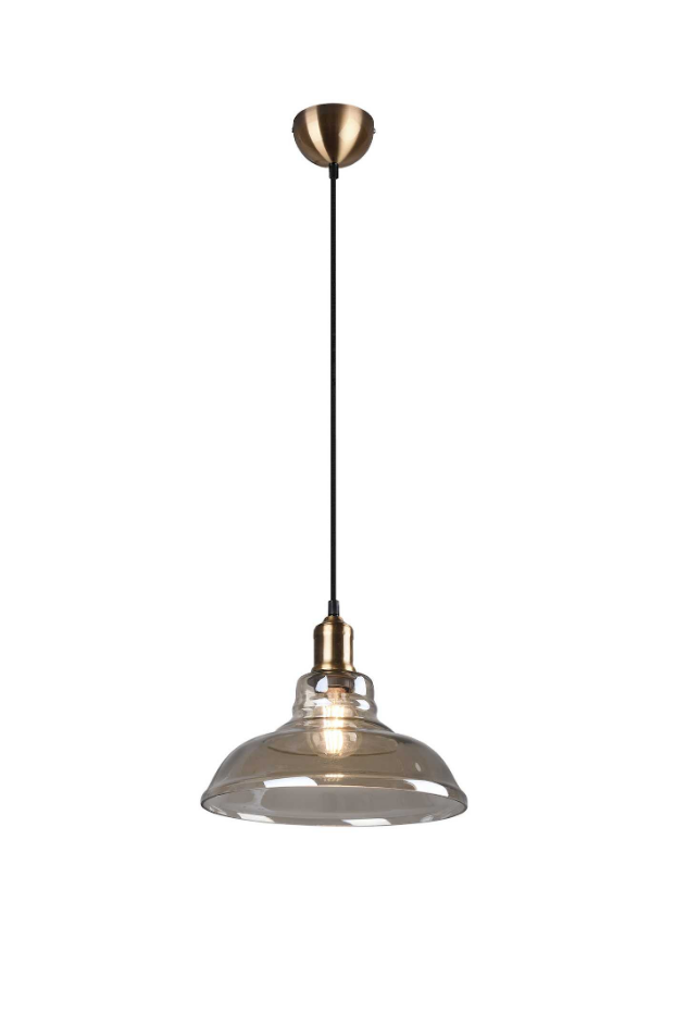 Suspension en verre vintage, D.28 , ALDO
