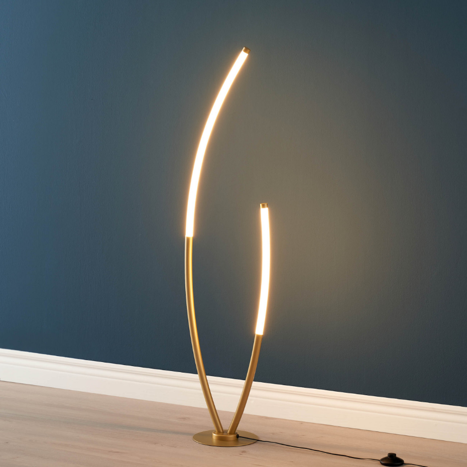Lampadaire design avec LED intégrée - MOA