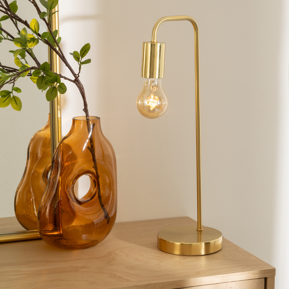 Lampe à poser en métal