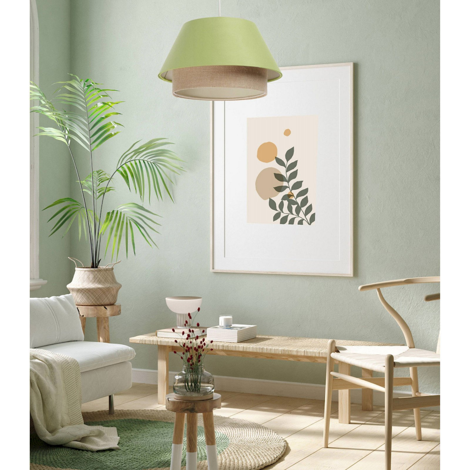 Suspension extérieure en tissu satin et chanvre Sensei