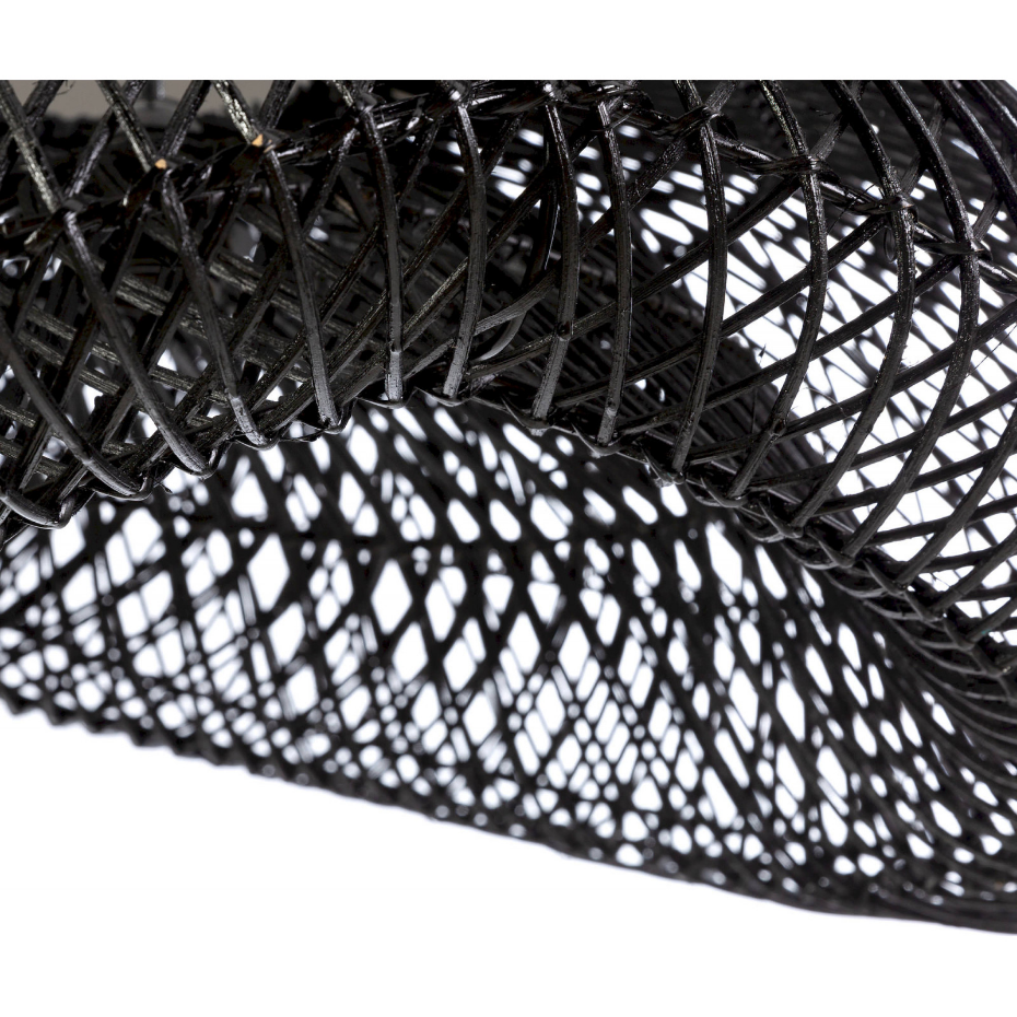 Suspension en rotin tressé design