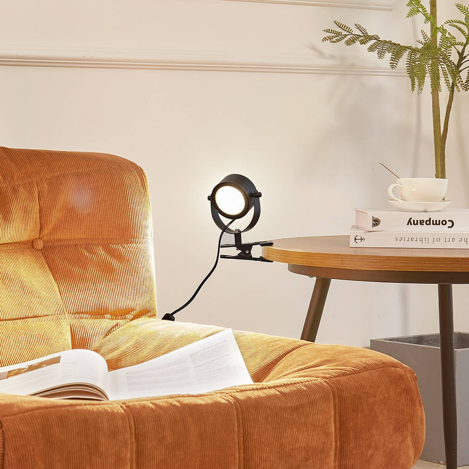 Lampe à pince en métal moderne, Jyla