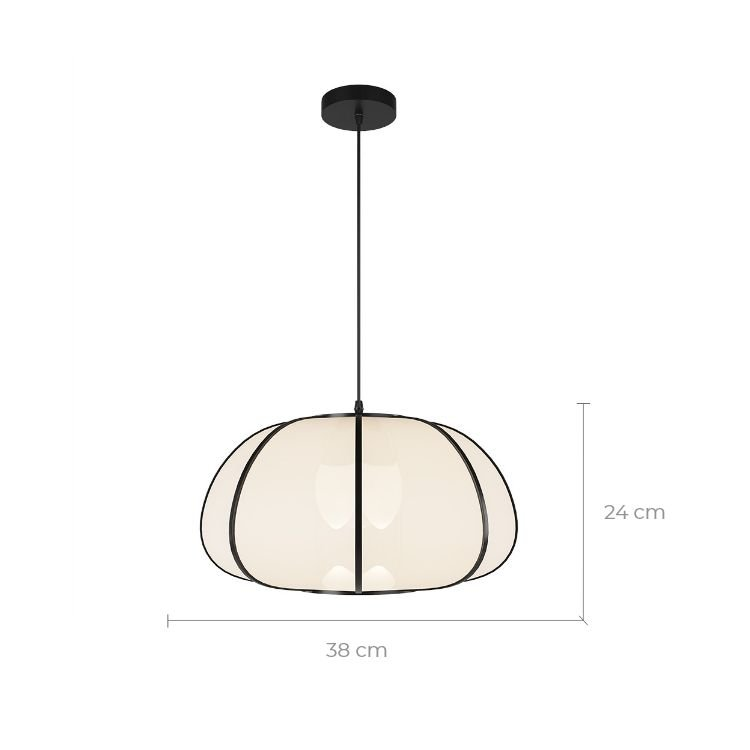 Suspension en bambou D38 cm - HANA