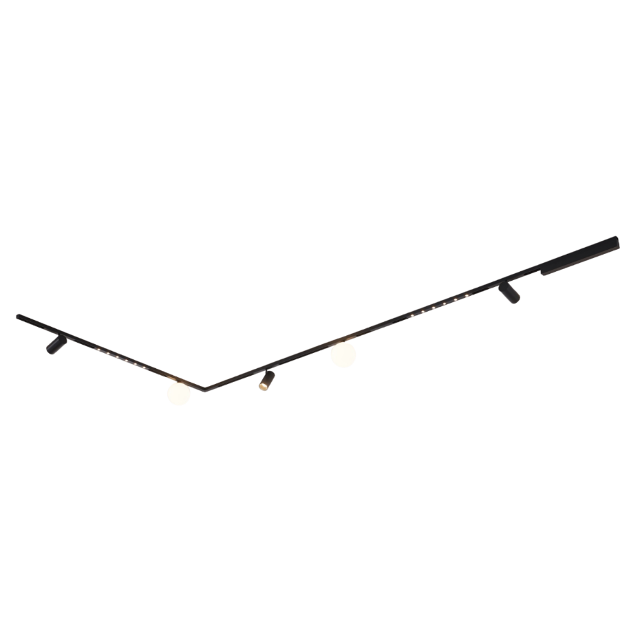 Kit rail magnétique 39W en L - LYNE