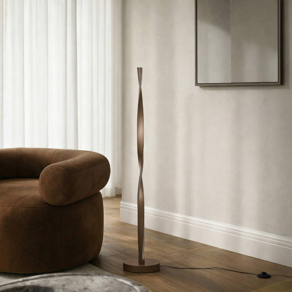 Lampadaire en métal moderneLED, Jaren