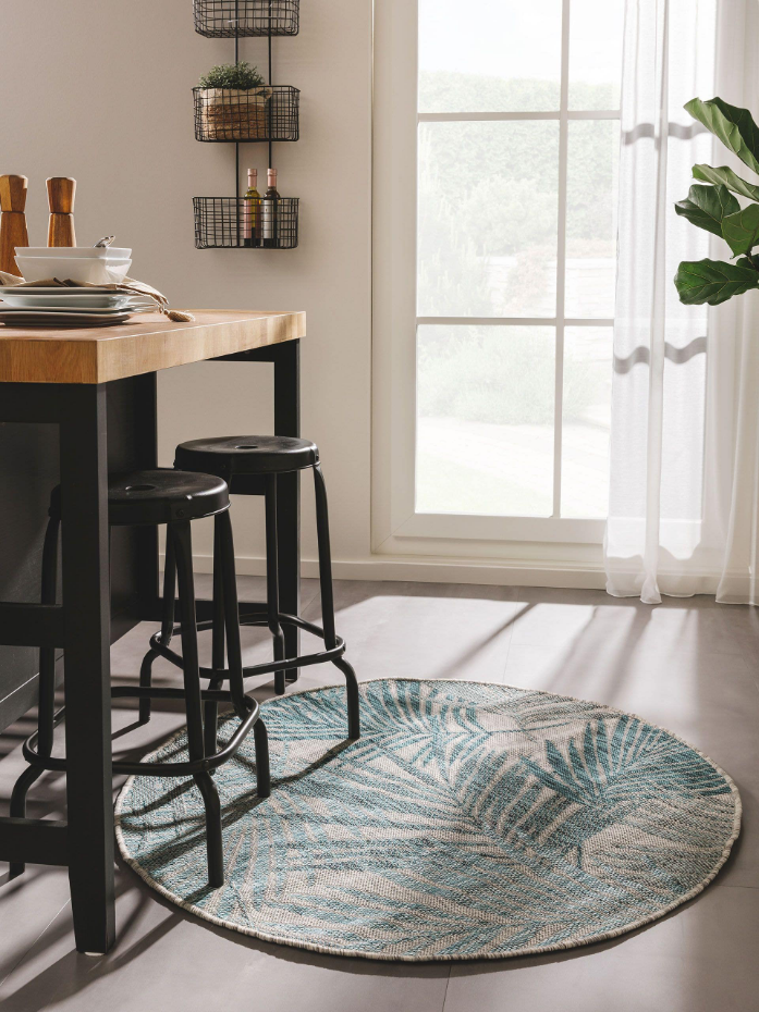 Tapis d'extérieur & intérieur rond CLEO