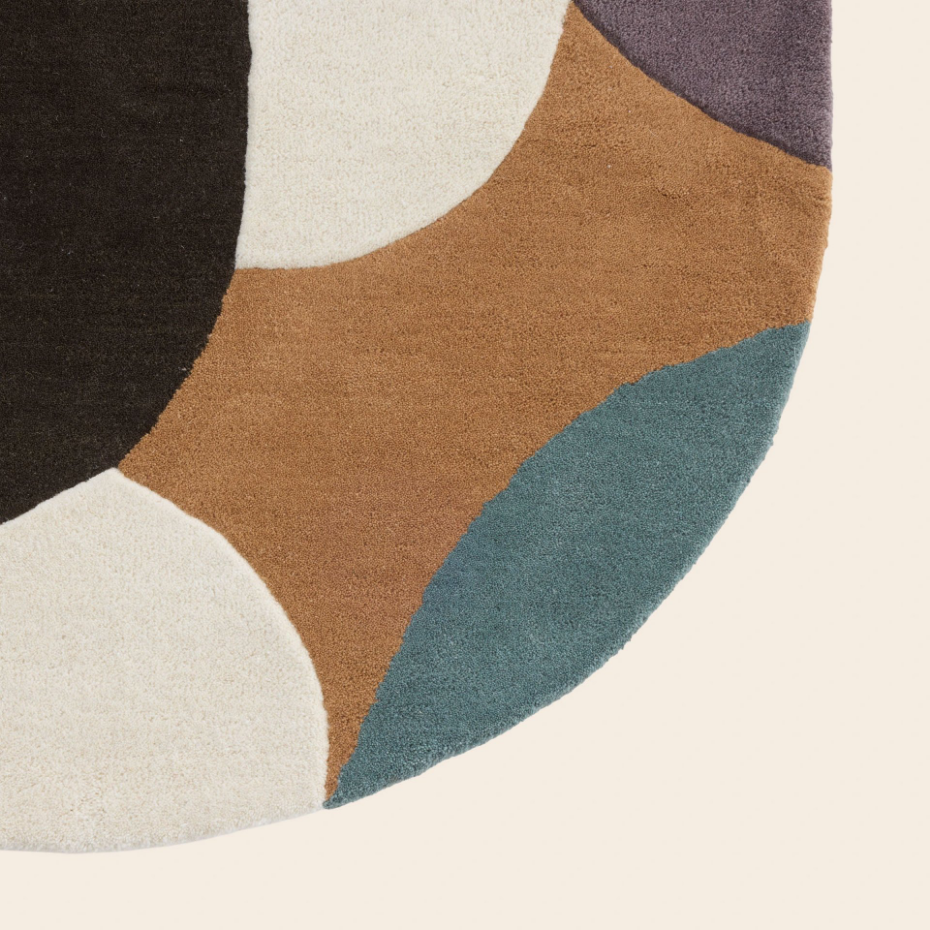 Tapis de sol en Laine à motifs graphiques  ANDREÏ