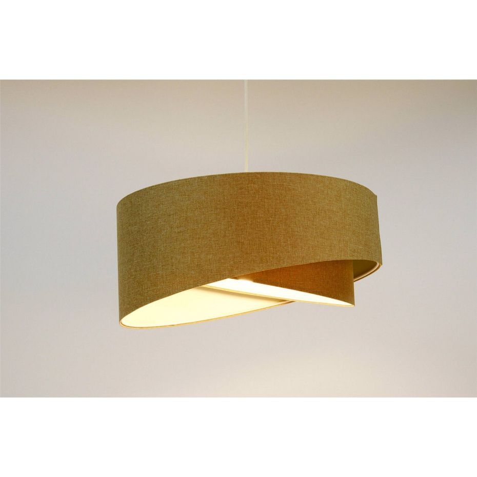 Suspension en tissu rond style boho