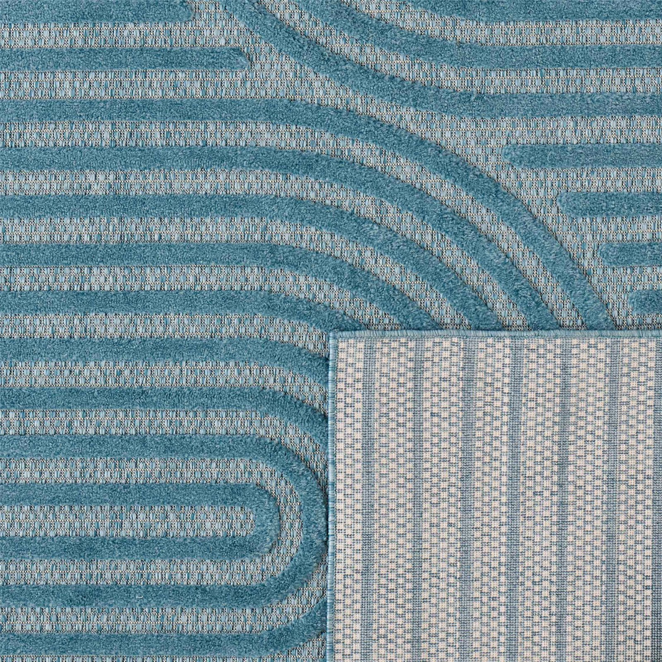 Tapis rectangulaire en polypropylène Santorini