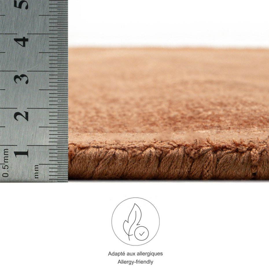 Tapis en viscose brillant tissé main - Star
