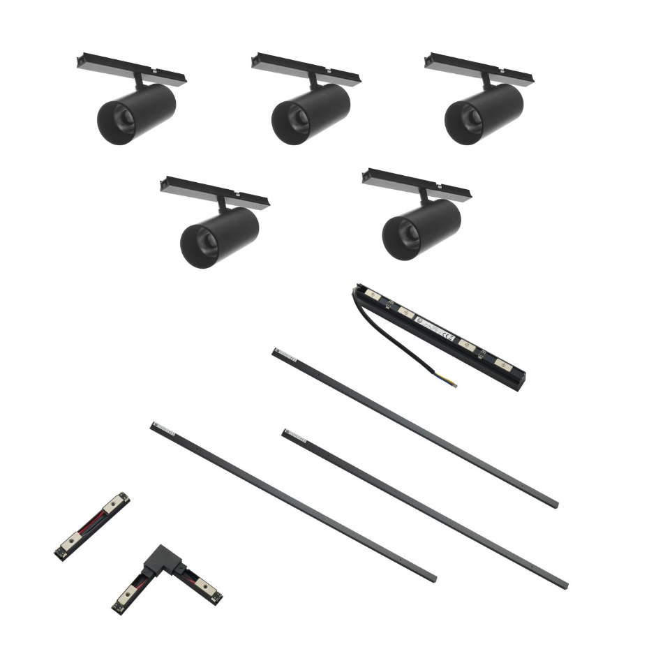 Pack rail magnétique 35W en L - LYNE