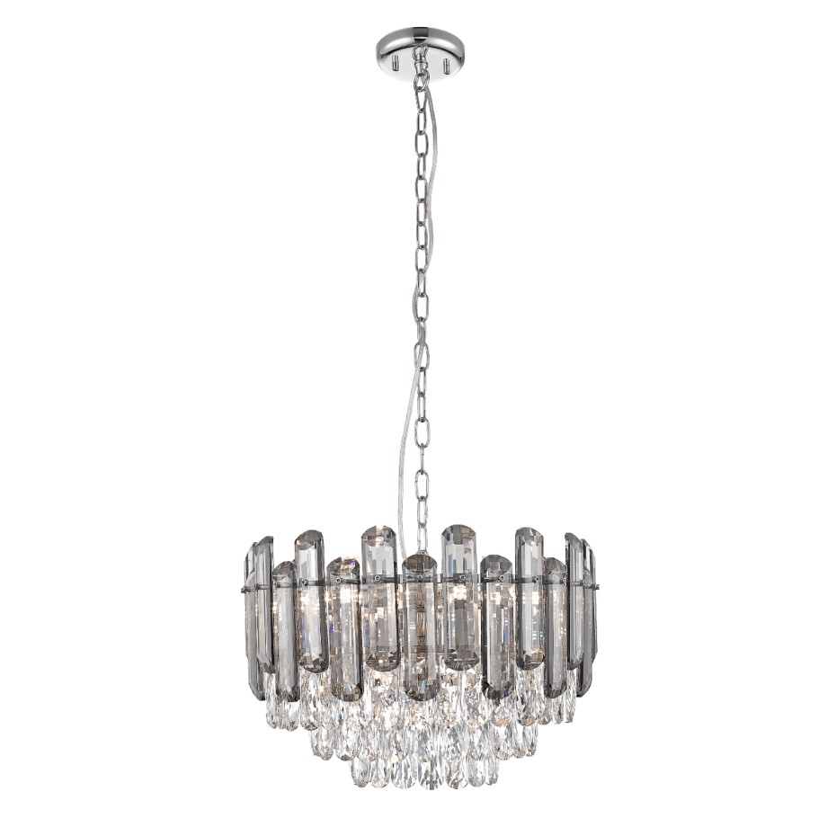 Lustre chromé effet cascade - TARRAGONA