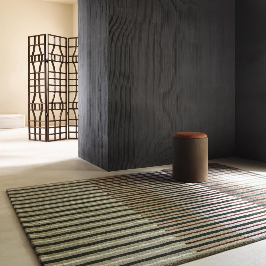 Tapis salon et chambre DEPROOF, fait à la main motif géométrique