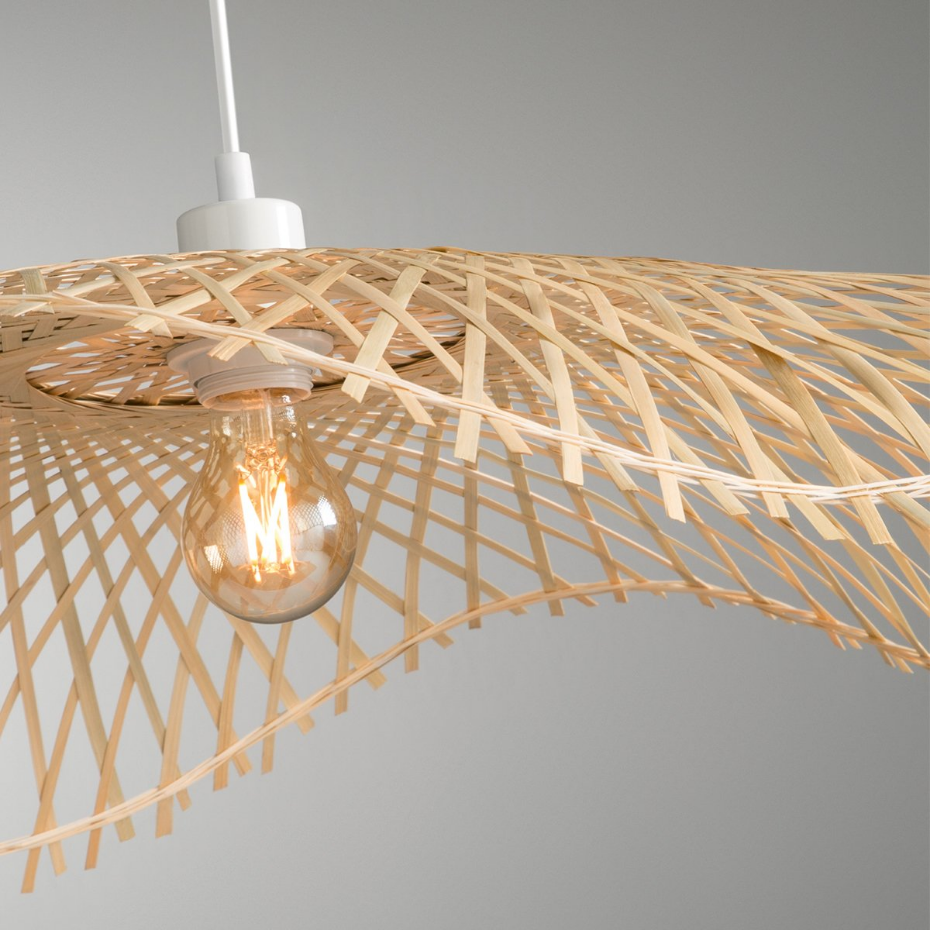 Suspension bambou naturel TESS