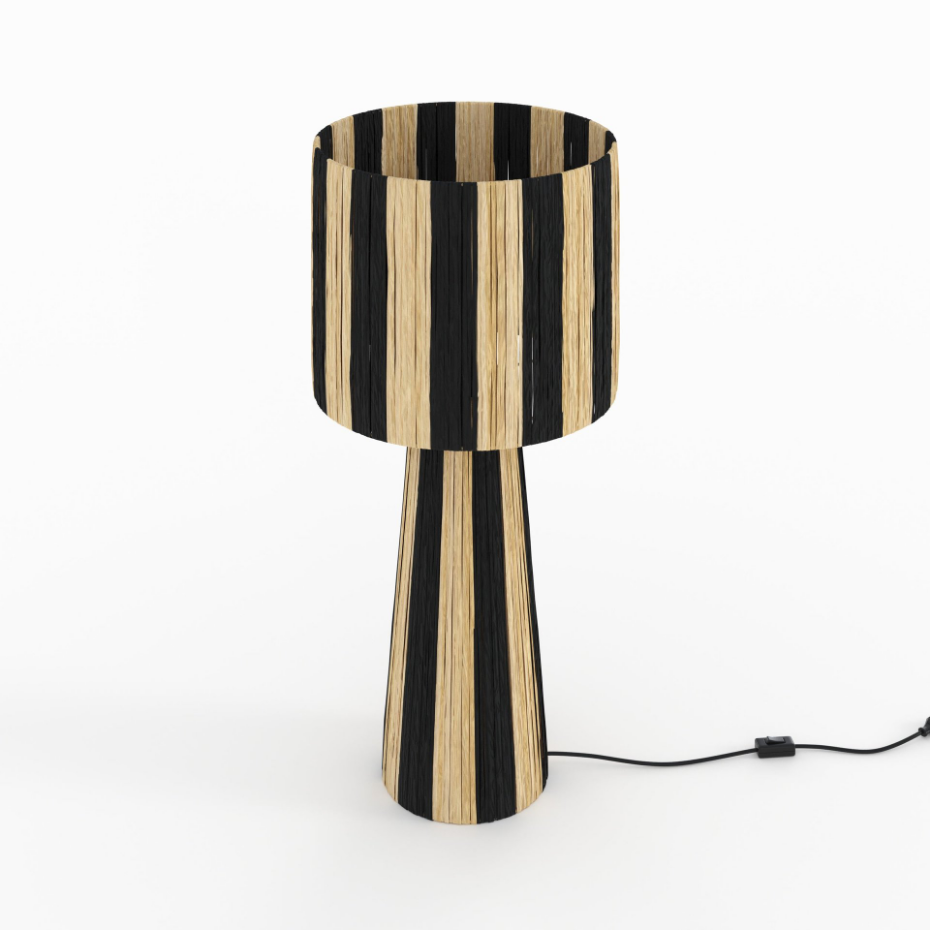 Grande lampe en feuille de palmier - SOLÉA
