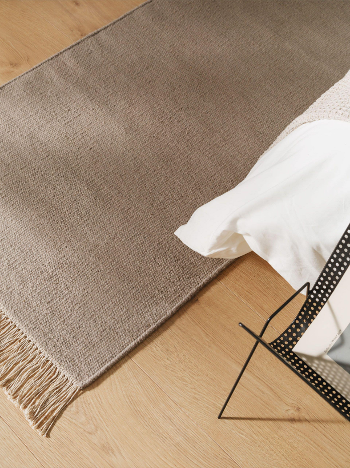 Tapis de couloir en laine tissé main LIV