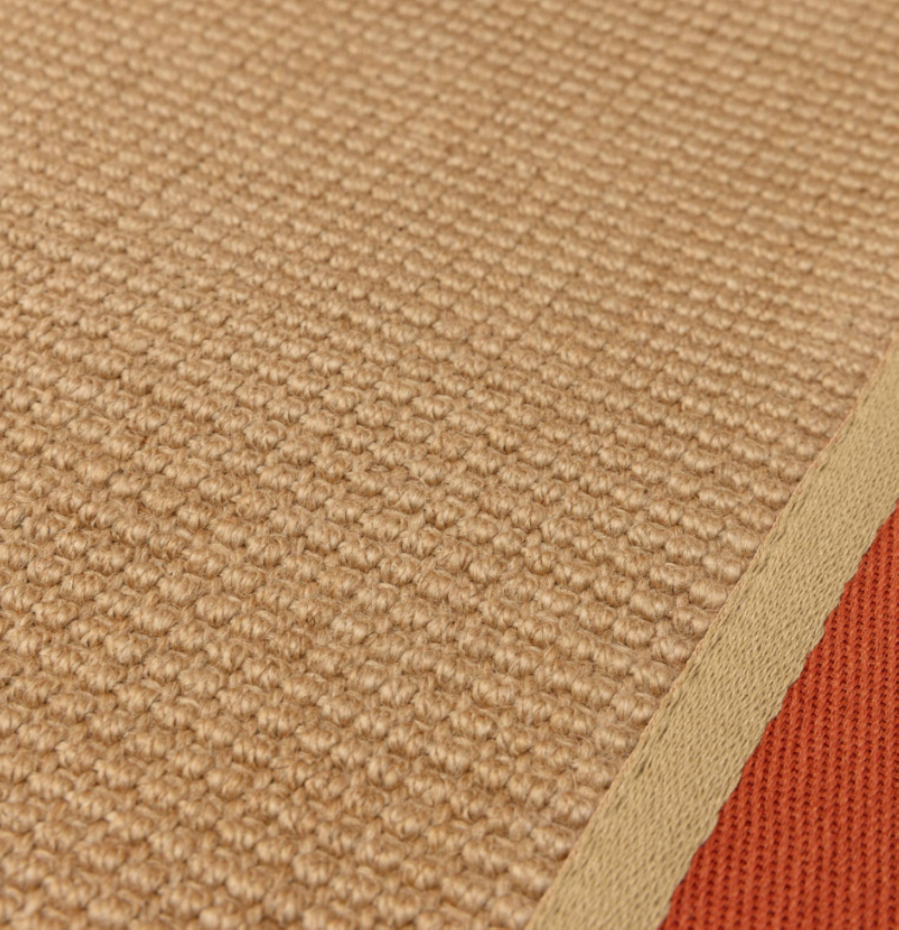 Tapis chambre et salon en jute moderne DORO
