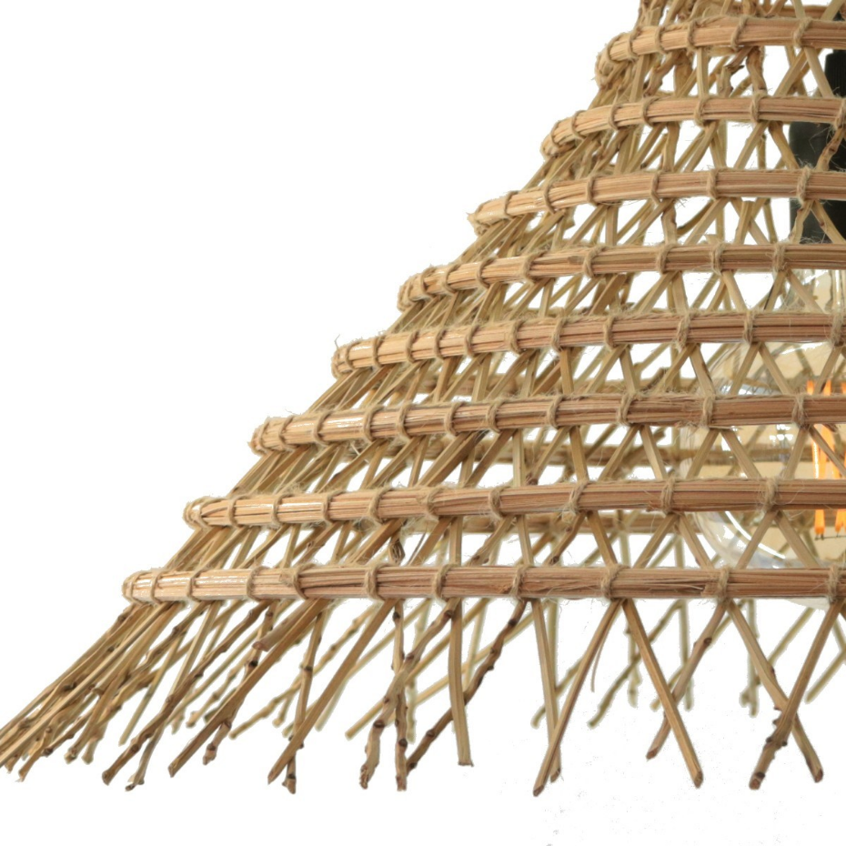 Suspension tressée en fibres de palmier, K1