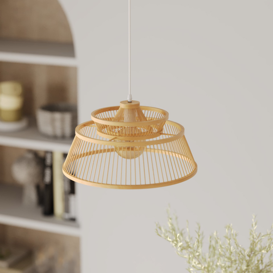 Suspension en bambou D36 cm - TAHAA