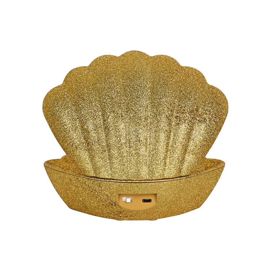 Lampe coquillage lumineuse  -  - Effet pailleté