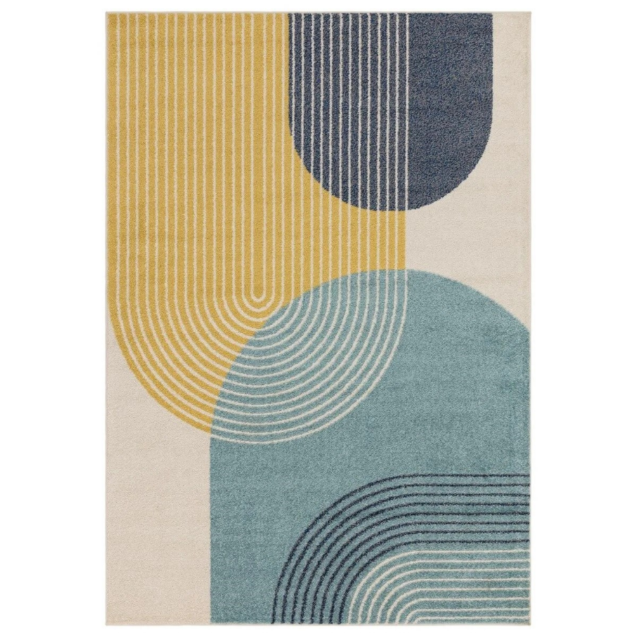 Tapis tissé plat moderne DISCO