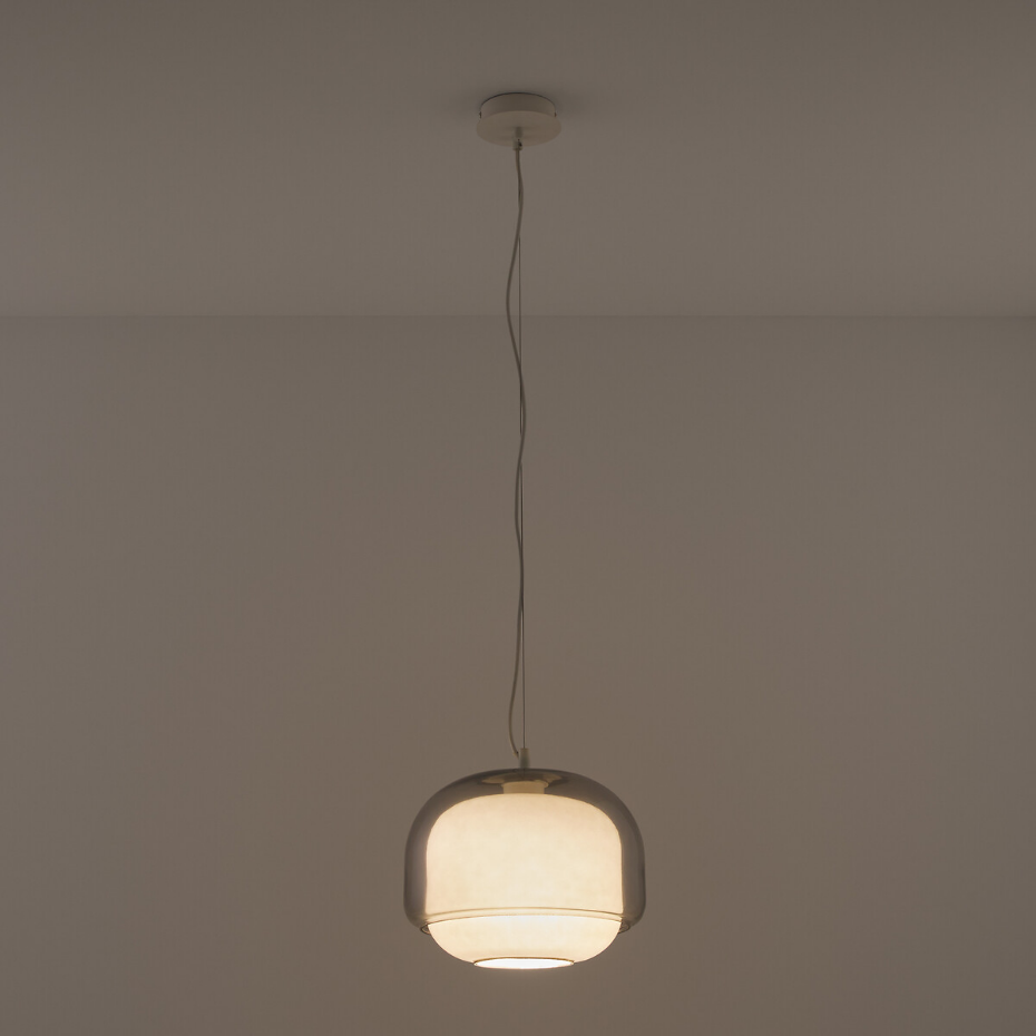 Suspension en verre coloré Ø30,5 cm, KINOKO