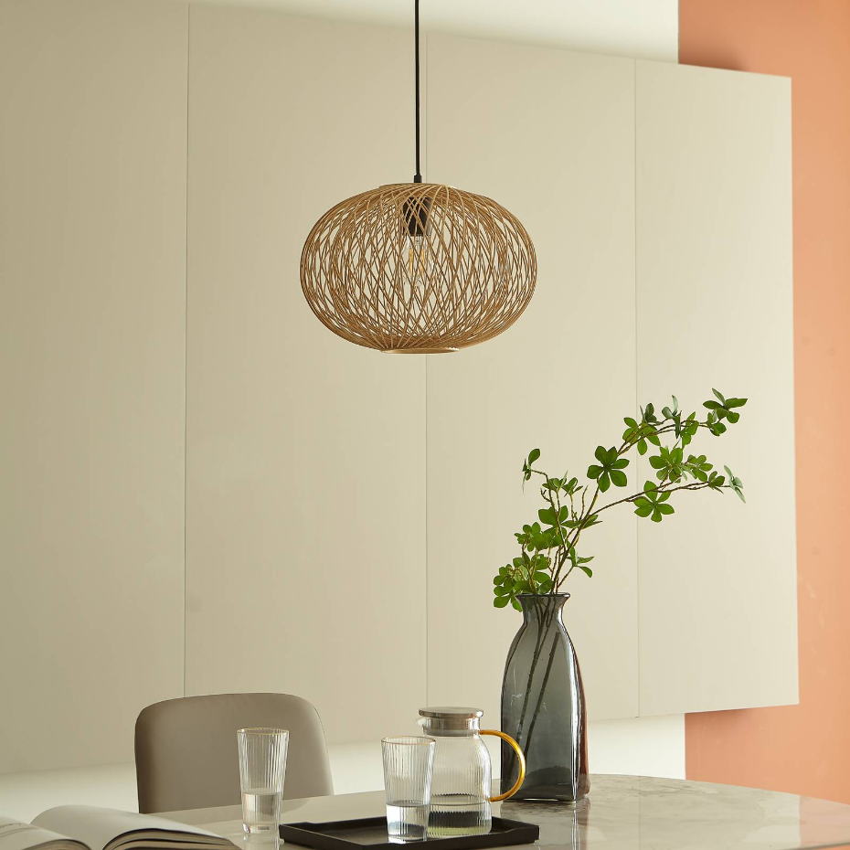 Suspension en bambou scandinave, Solvira