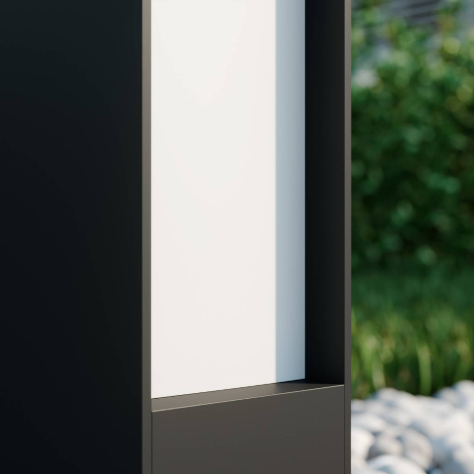 Luminaire extérieur en aluminium moderneLED