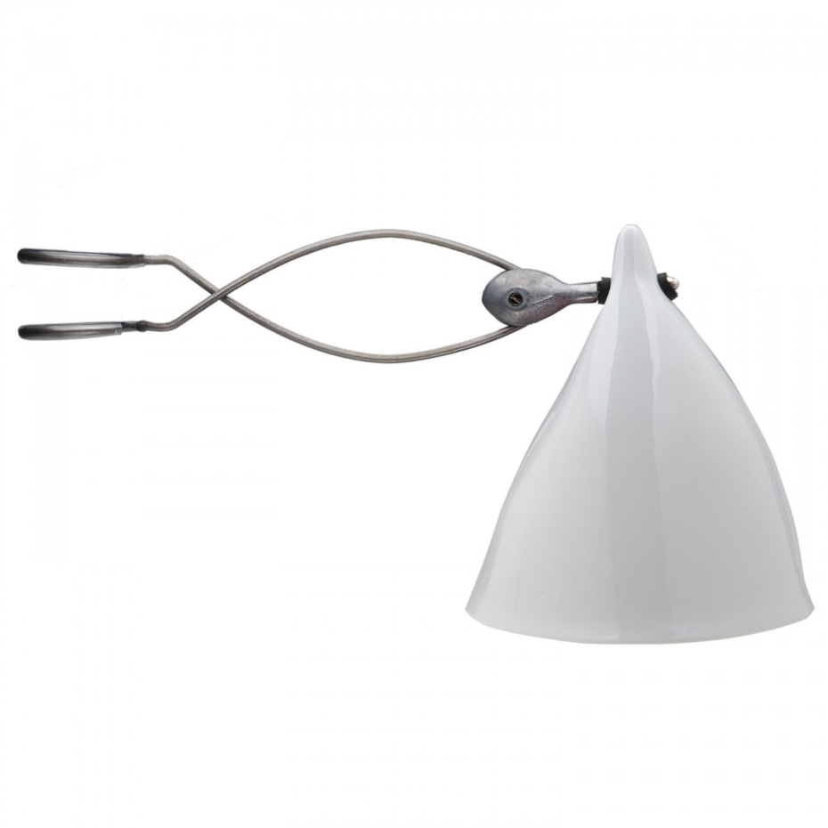 Lampe à pincer en porcelaine Cornette