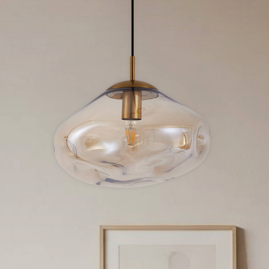 Suspension en verre design, Lelia