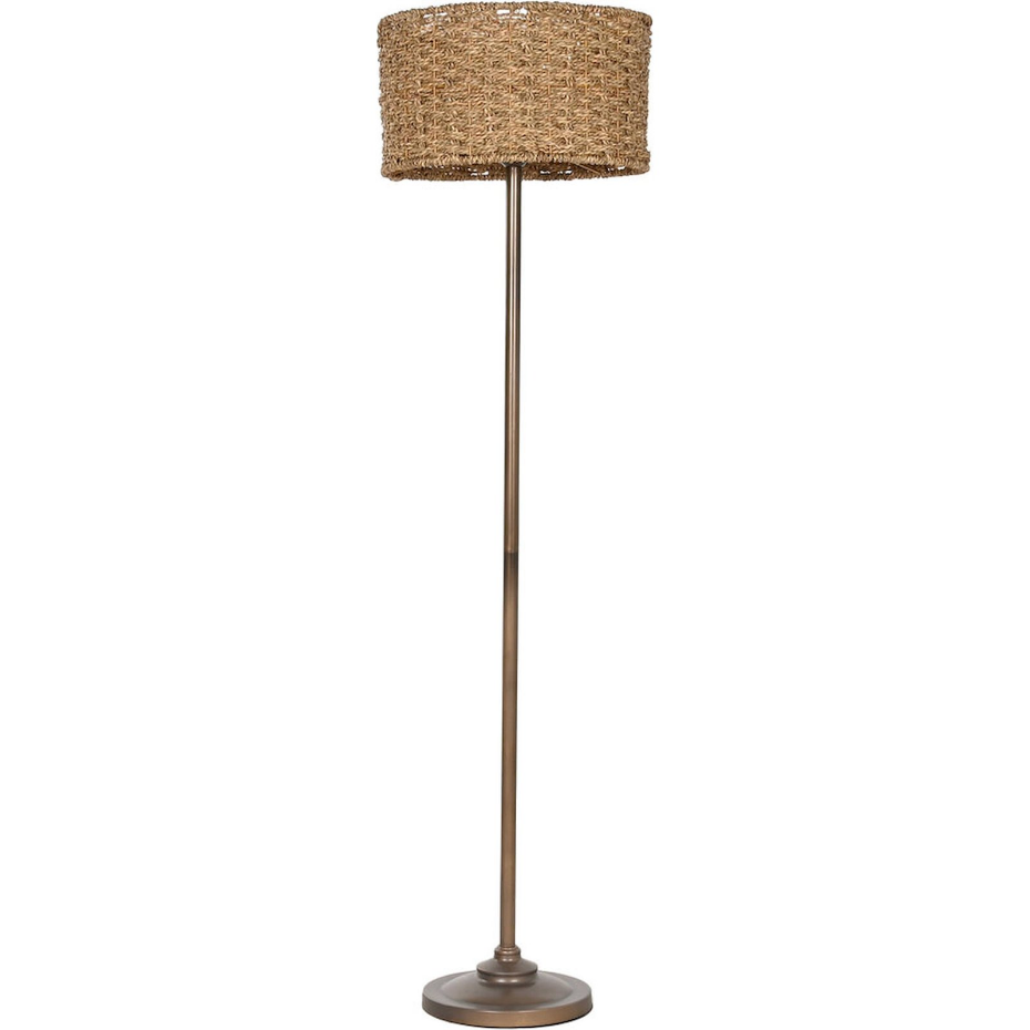 Lampadaire rond en métal Balines