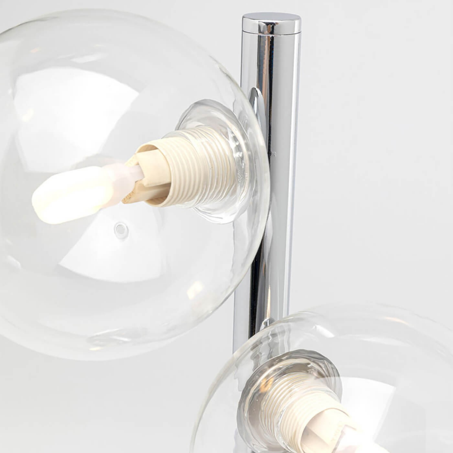 Lampe en verre et acier, SCALA BALLS