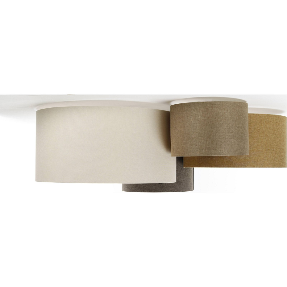 Plafonnier rectangulaire en tissu Boho Elegant