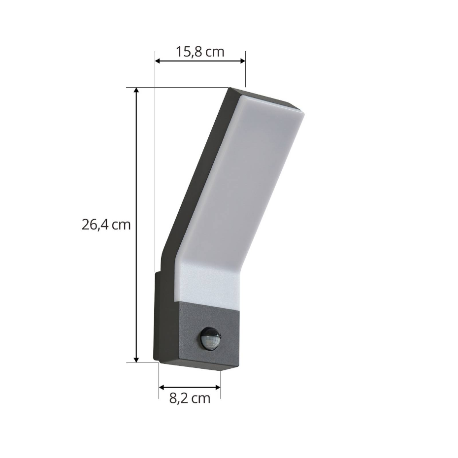 Applique extérieure en aluminium moderneLED