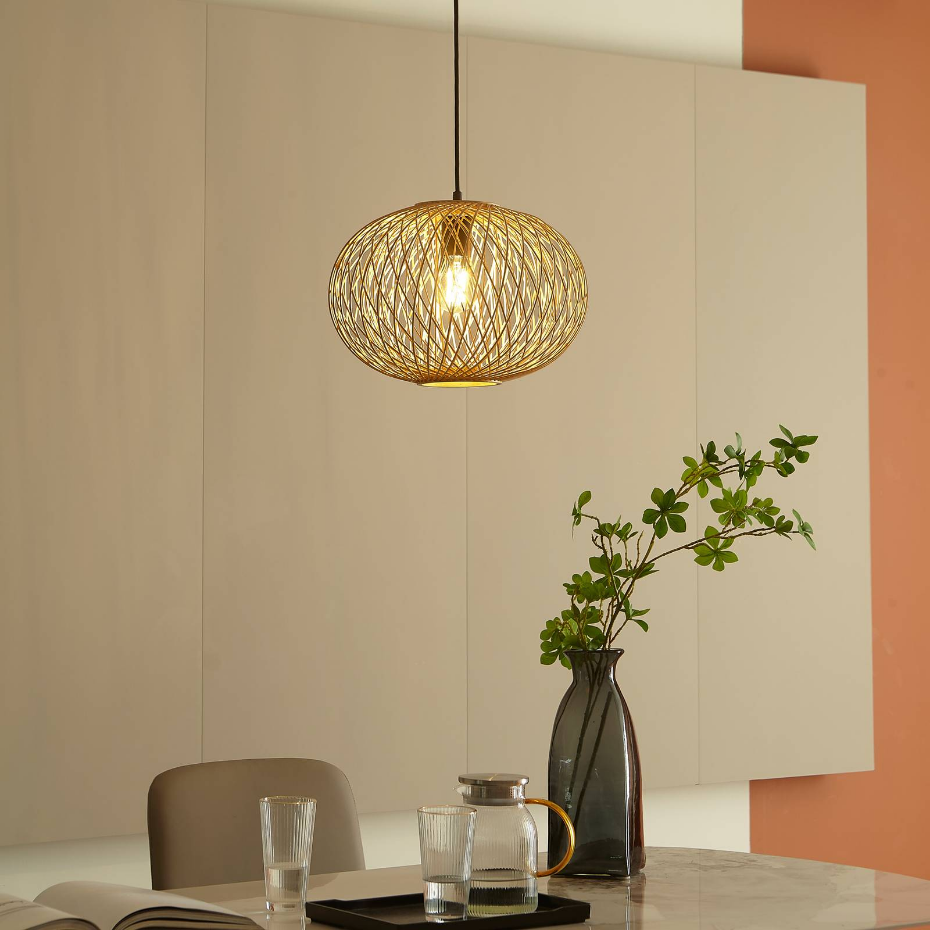 Suspension en bambou scandinave, Solvira