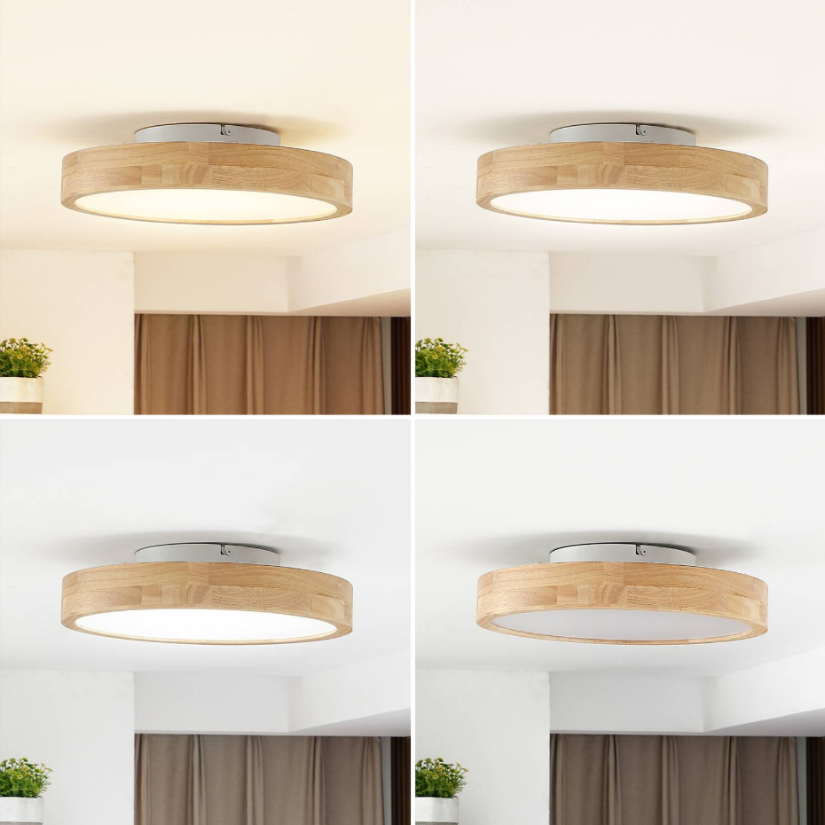 Plafonnier en bois moderneLED, Milada