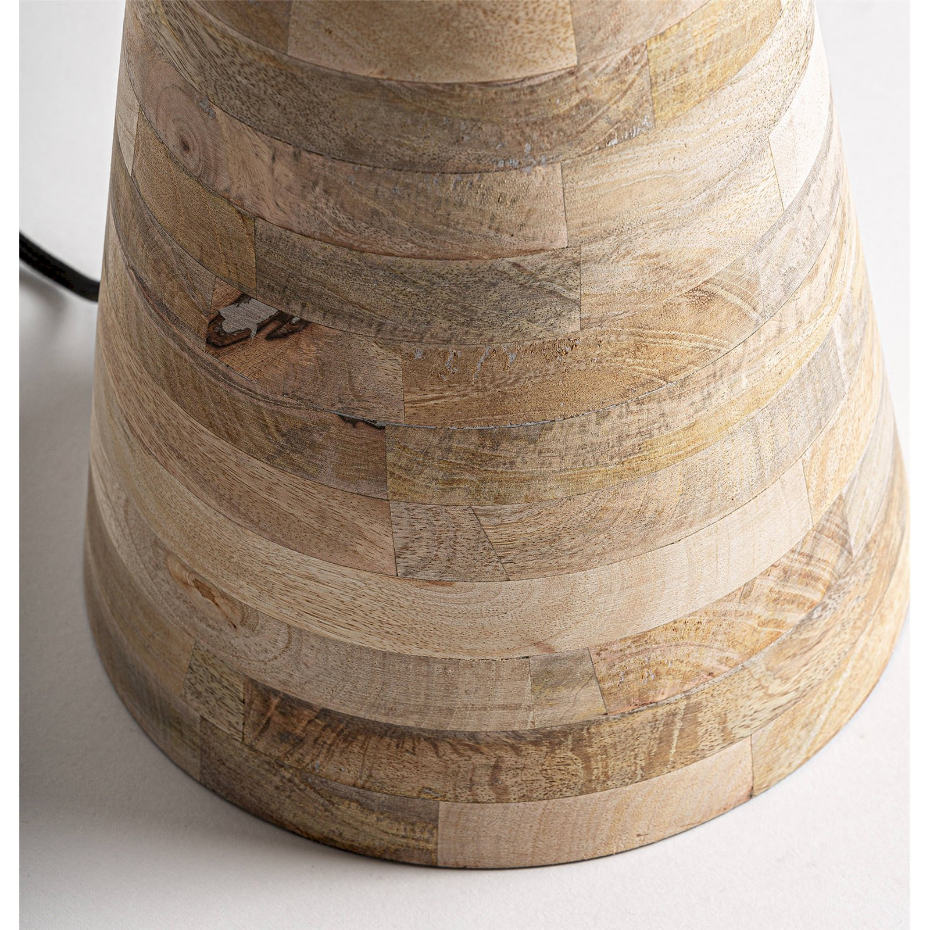Lampe de table en laiton et bois Vacio