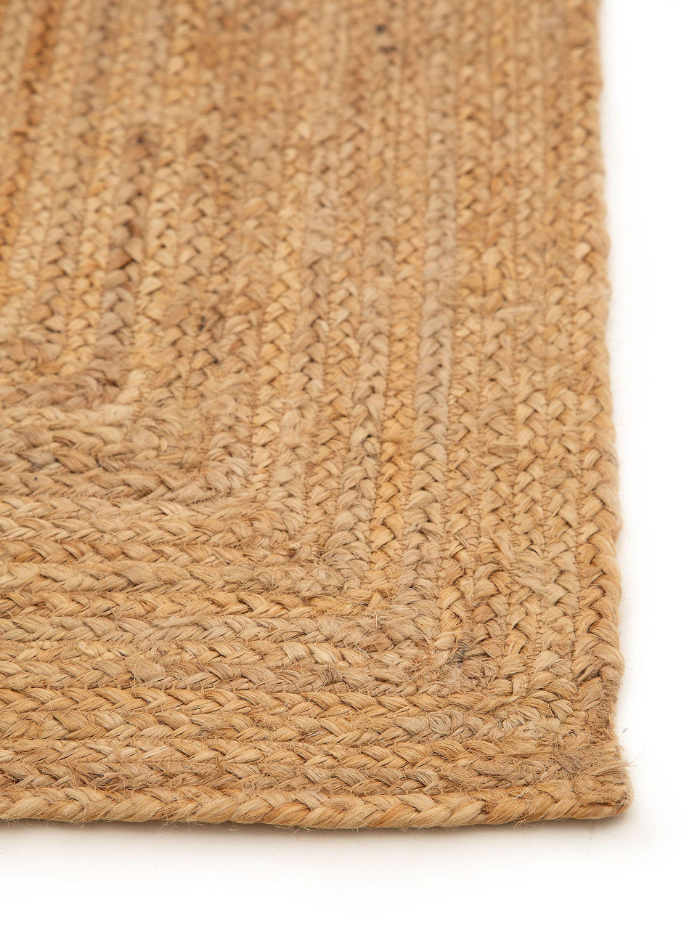 Tapis de jute tissé main JUTTA